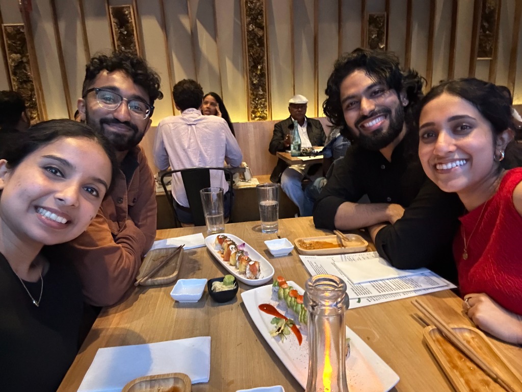Enjoying time with loved ones
