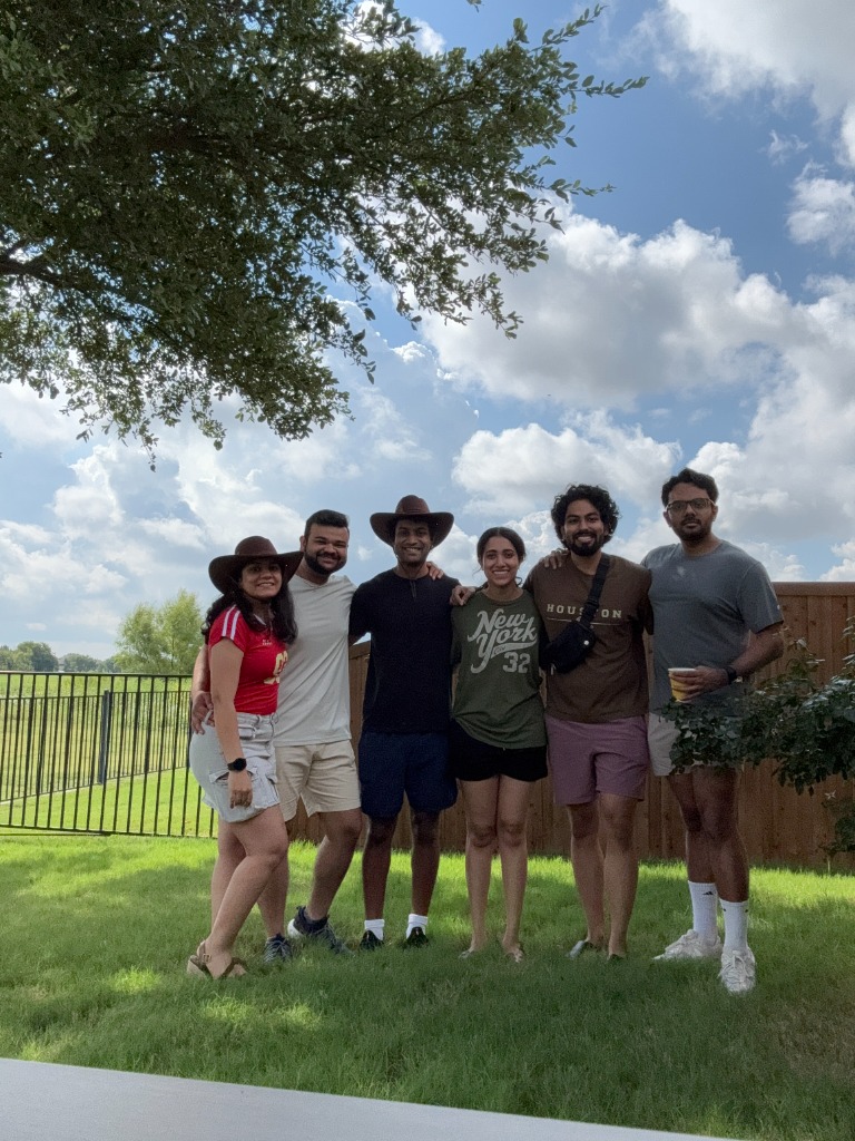 Outdoors with friends